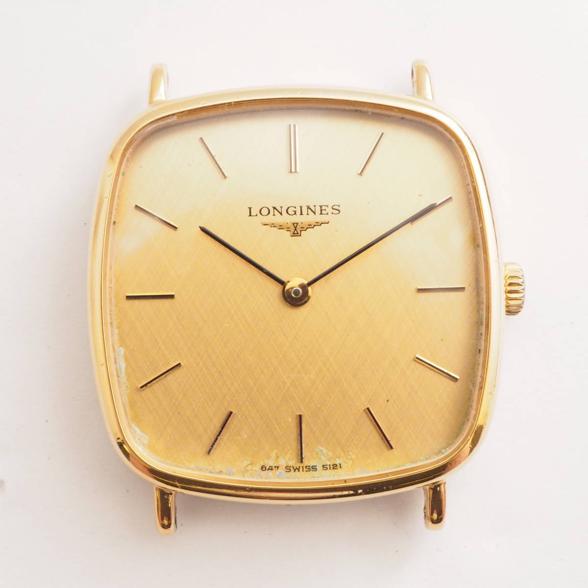 ロンジン Cal.L847.4 手巻き LONGINES 2針 ローマインデックス 薄型 