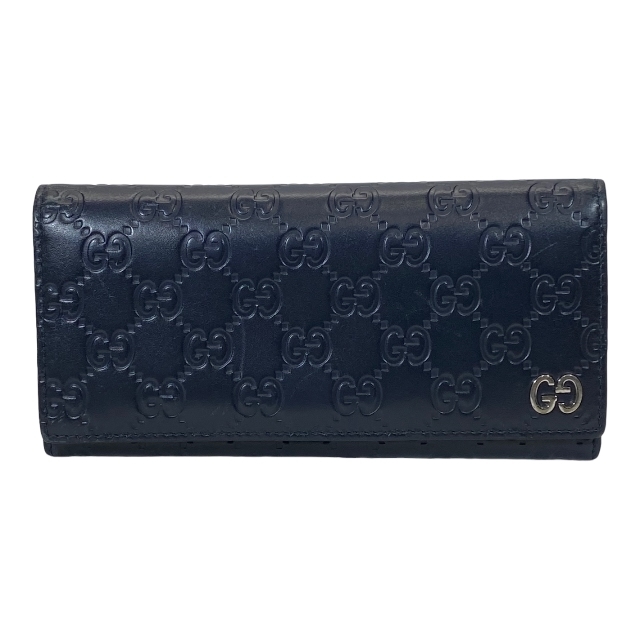 GUCCI GUCCI グッチ 481727 グッチシマ GG柄 二つ折り 長財布 財布