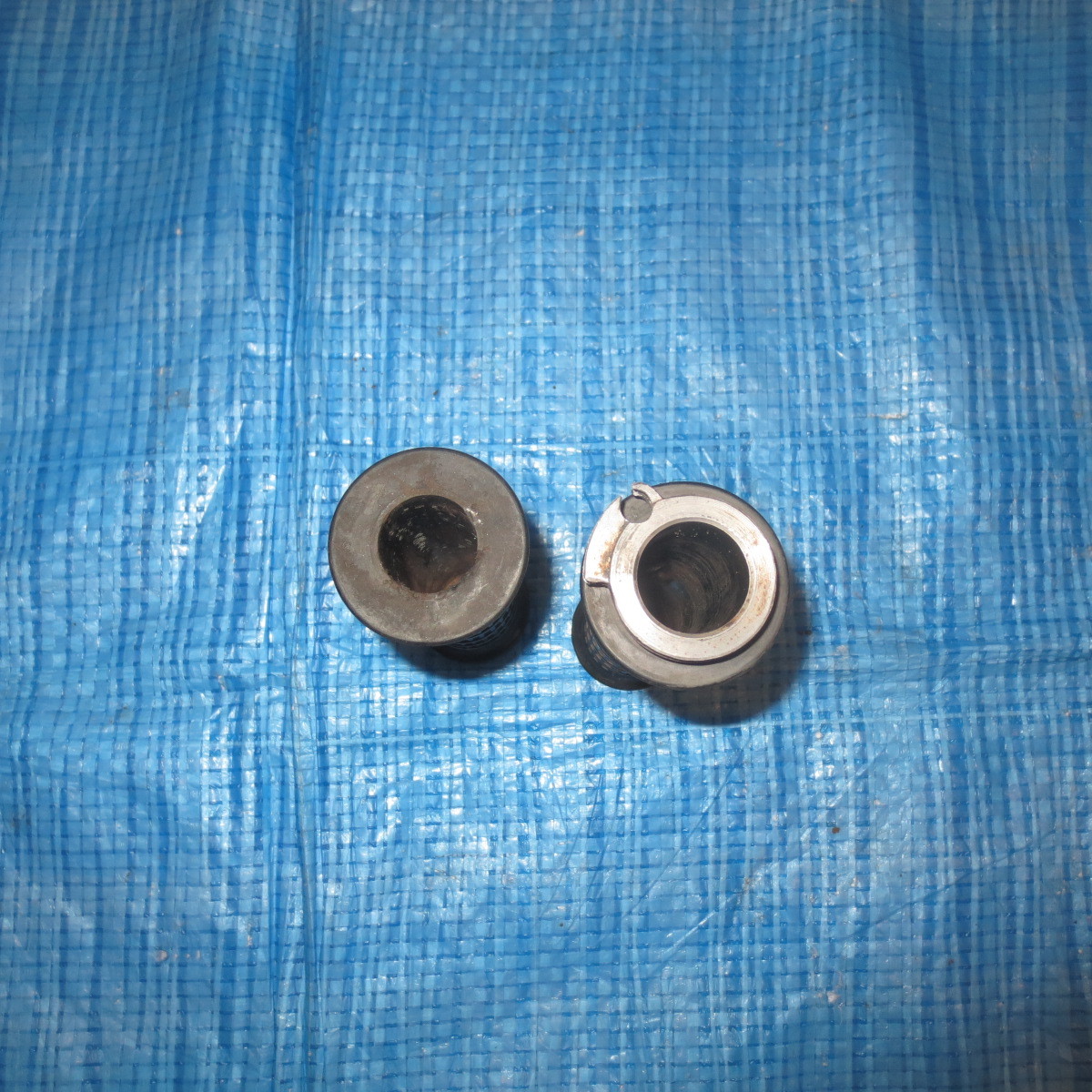 CB125K1 K2 グリップ 鉄製アクセルワイヤーホルダー当時物（検CB750K