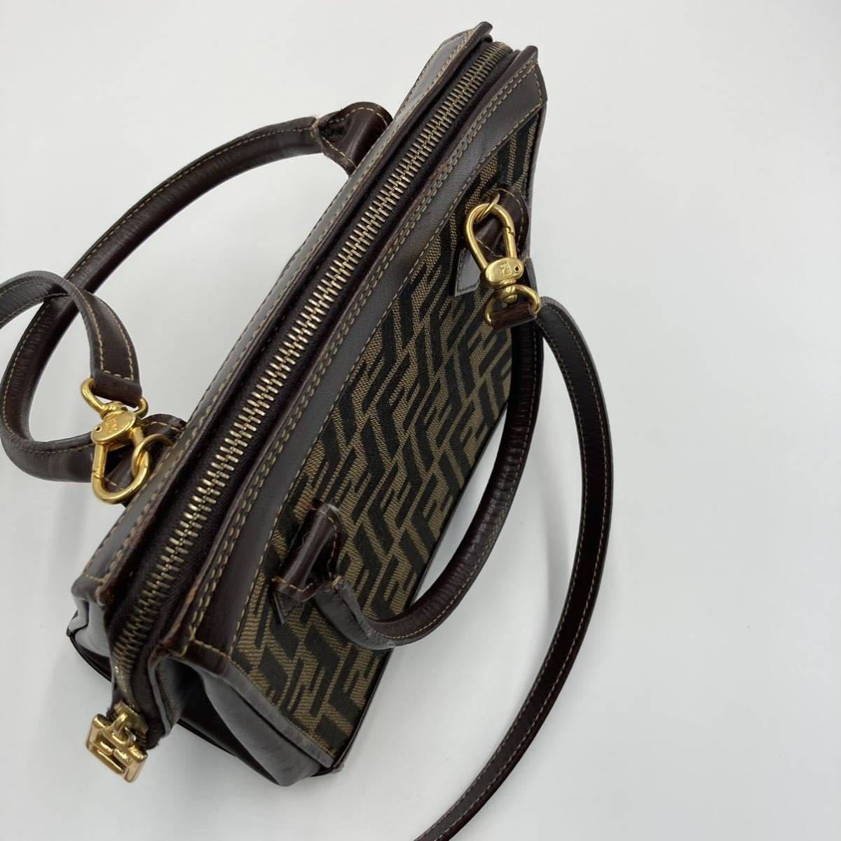 1円〜【ほぼ未使用】フェンディ FENDI ショルダーバッグ ハンドバッグ 