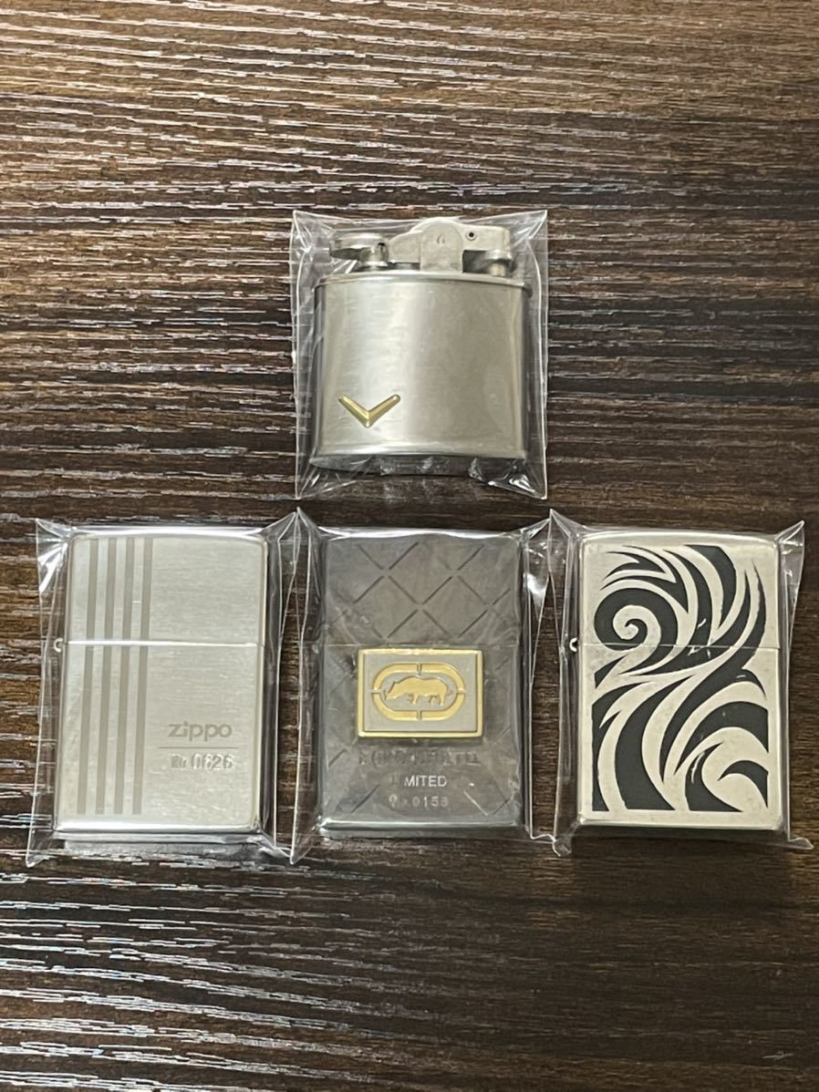 zippo おまとめ 4点 RONSON 含む 限定品 立体メタル エコー 1998年製 