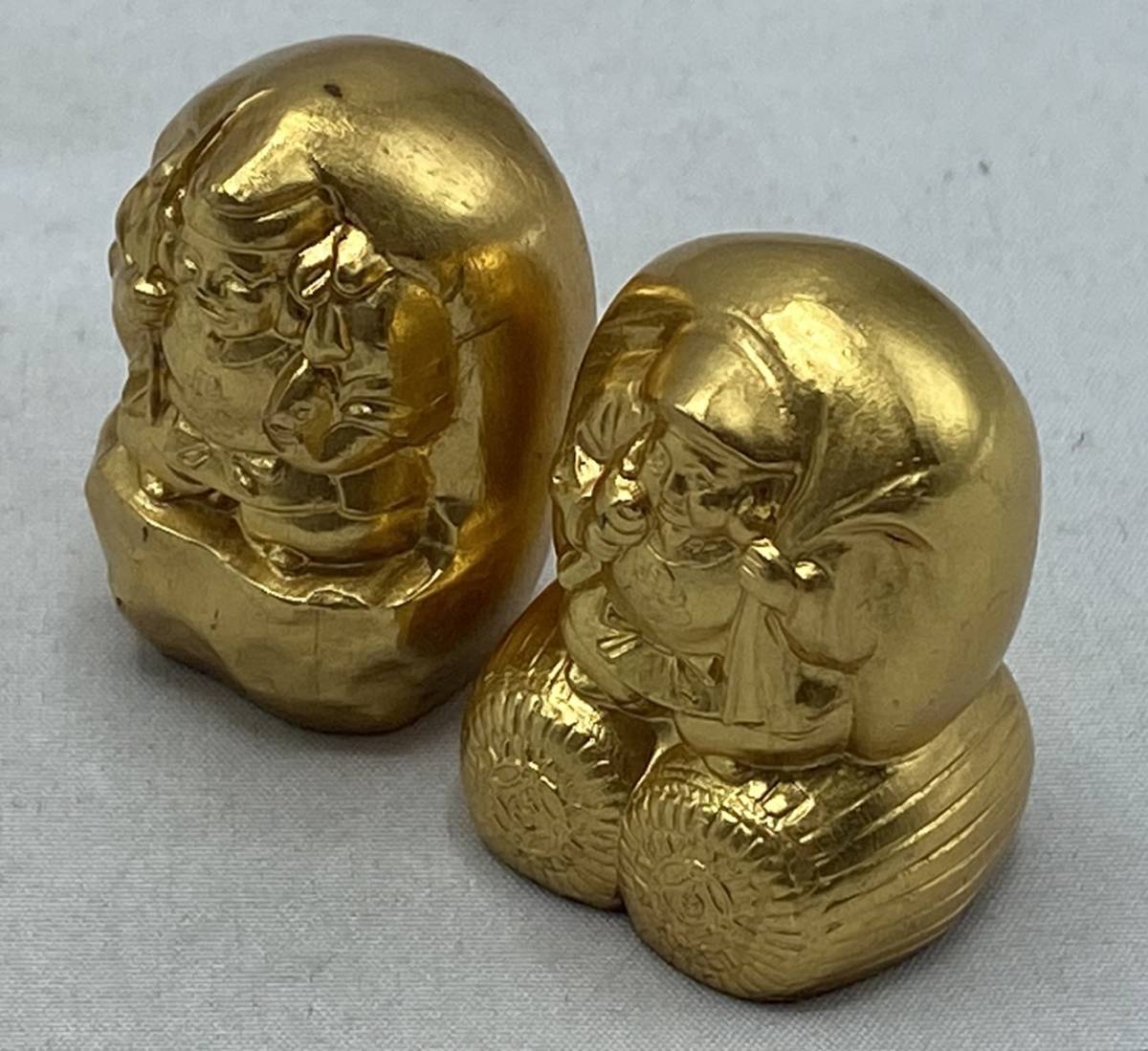 造幣局 七福神 福 大黒天 恵比寿 金属製 置物 5セット 木箱付 1482-1LS