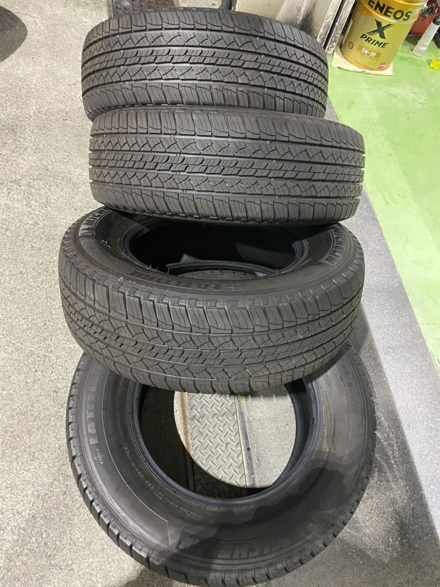 265/65R17 新車外し 4本 2022年製 ミシュラン MICHELIN LATITUDE TOUR 