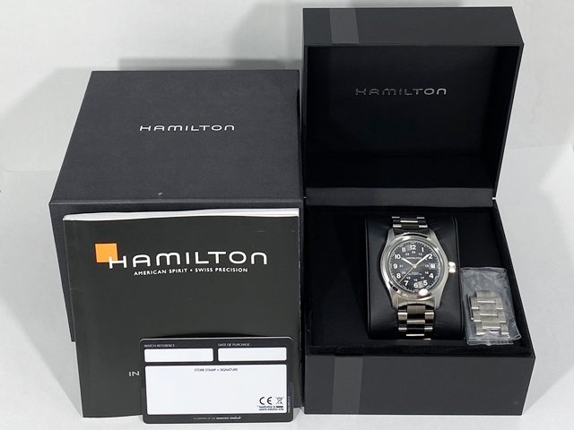 ◎HAMILTON ハミルトン カーキフィールド H704450 自動巻き デイト
