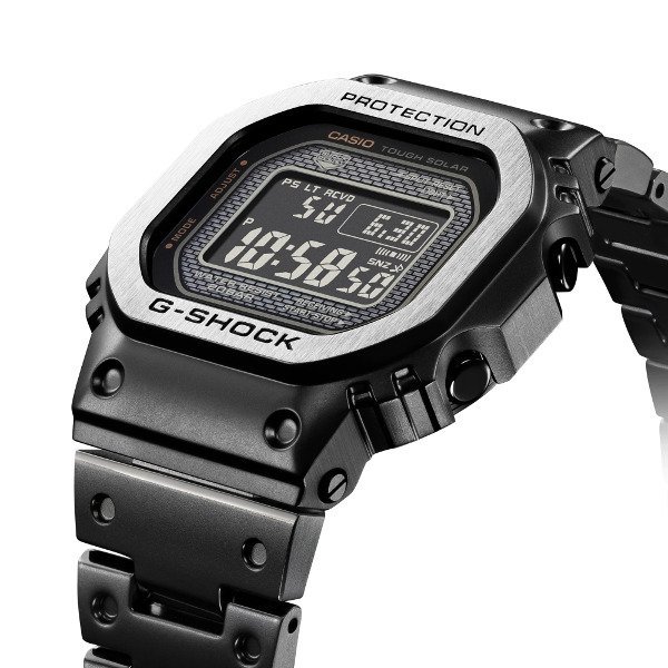 カシオ G-SHOCK フルメタル Bluetooth 搭載 電波ソーラー ブラック 