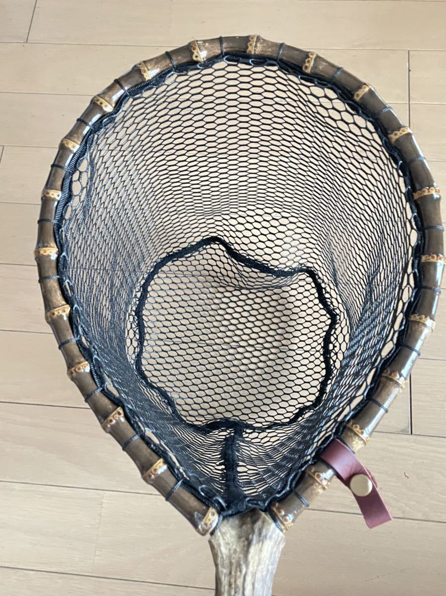 渓流ランディングネット 鹿角 8 物足りな 