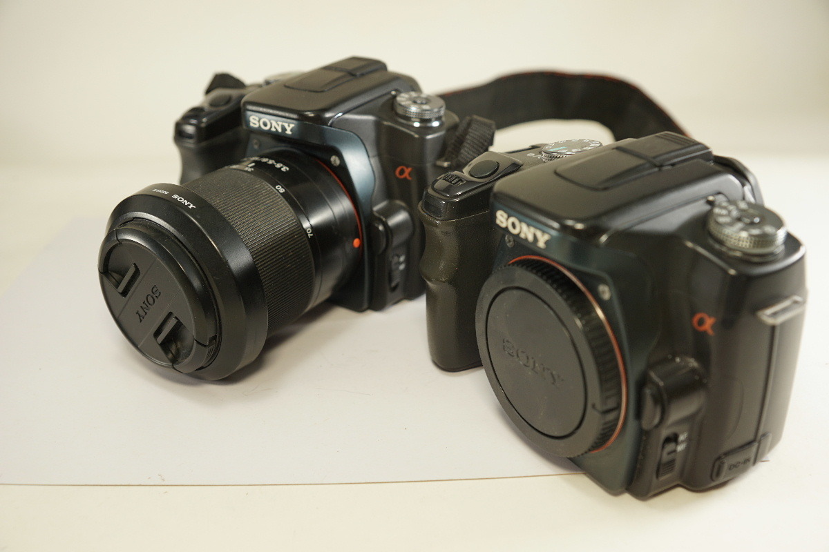 ジャンク 長期保管品 Sony ソニー DSLR-A100 α100 DT 3.5-5.6 / 18-70 