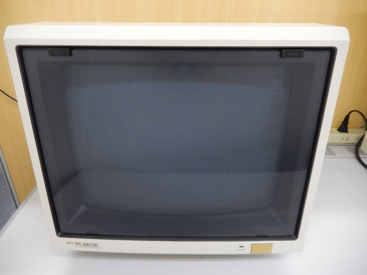 NEC PC-8853N JC-1412P2 カラーキャラクタディスプレイ 通電確認 簡易