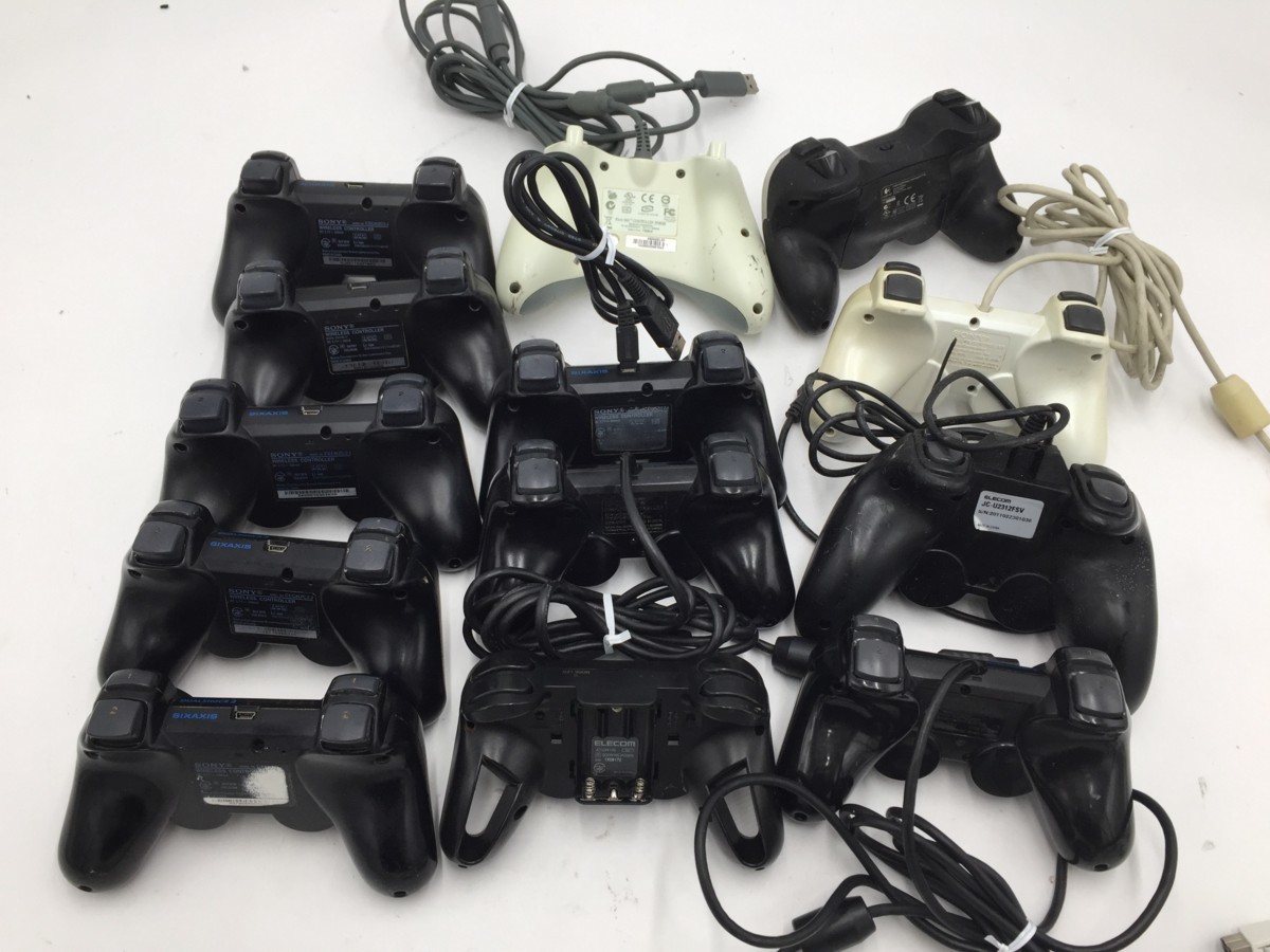 ♪△【まとめ売り品 SONY 他 ソニー】各メーカーゲームコントローラー