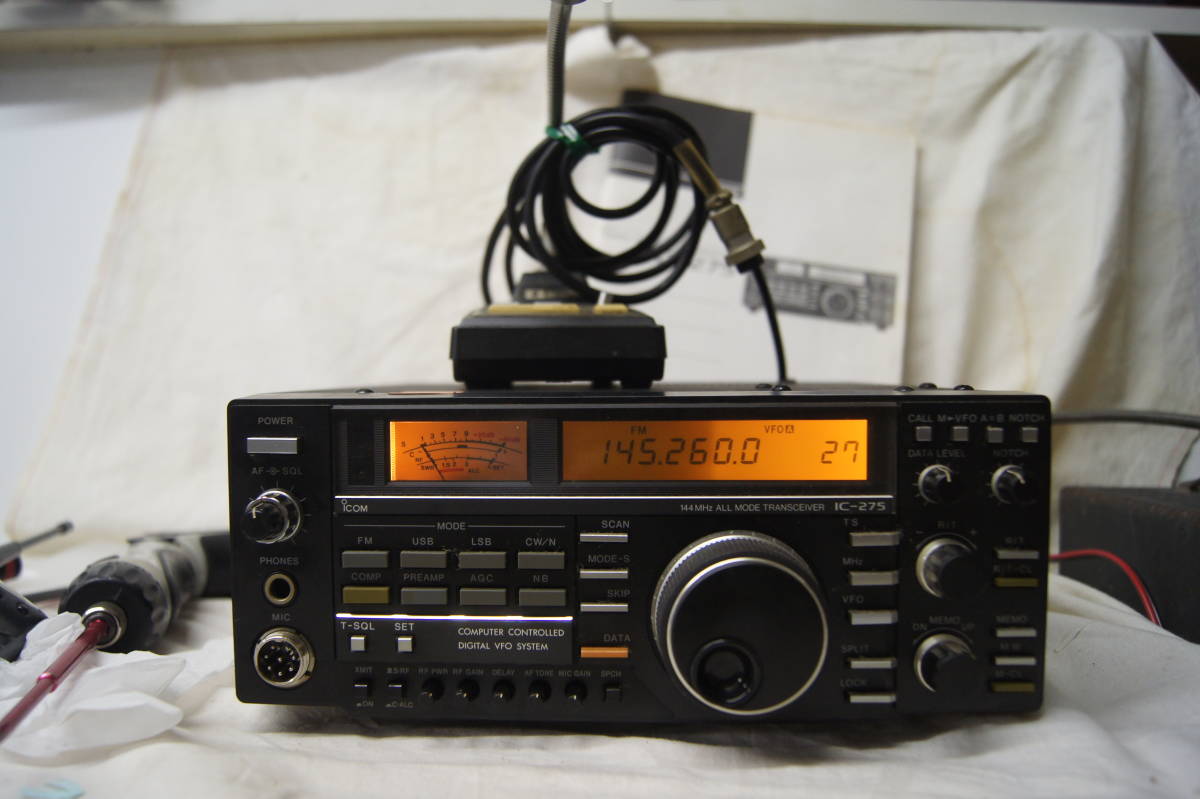 オマケ付きIC-275D 144固定トランシーバーICOM中古品です ☆ジャンク