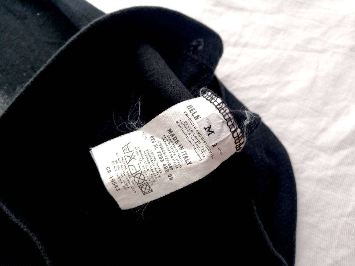 Helmut Lang 1998 Archive ペンキ ペインター プリント Tシャツ 