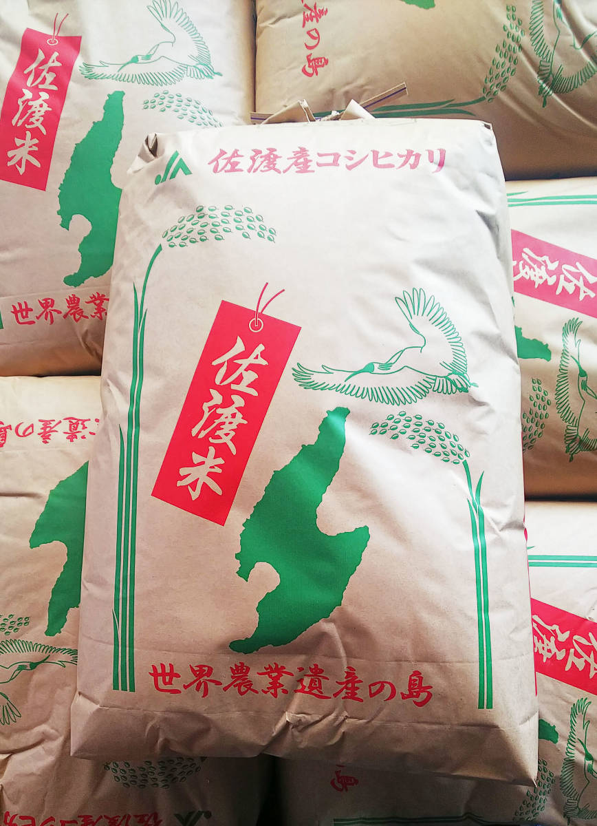 トキと金山の島・佐渡ヶ島産 令和3年新潟県佐渡産コシヒカリ 佐渡産 