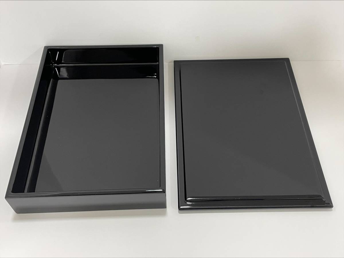 AH3111 [未使用保管品] 会津塗 葉書入 川蝉 はがき入れ 漆器 かわせみ 