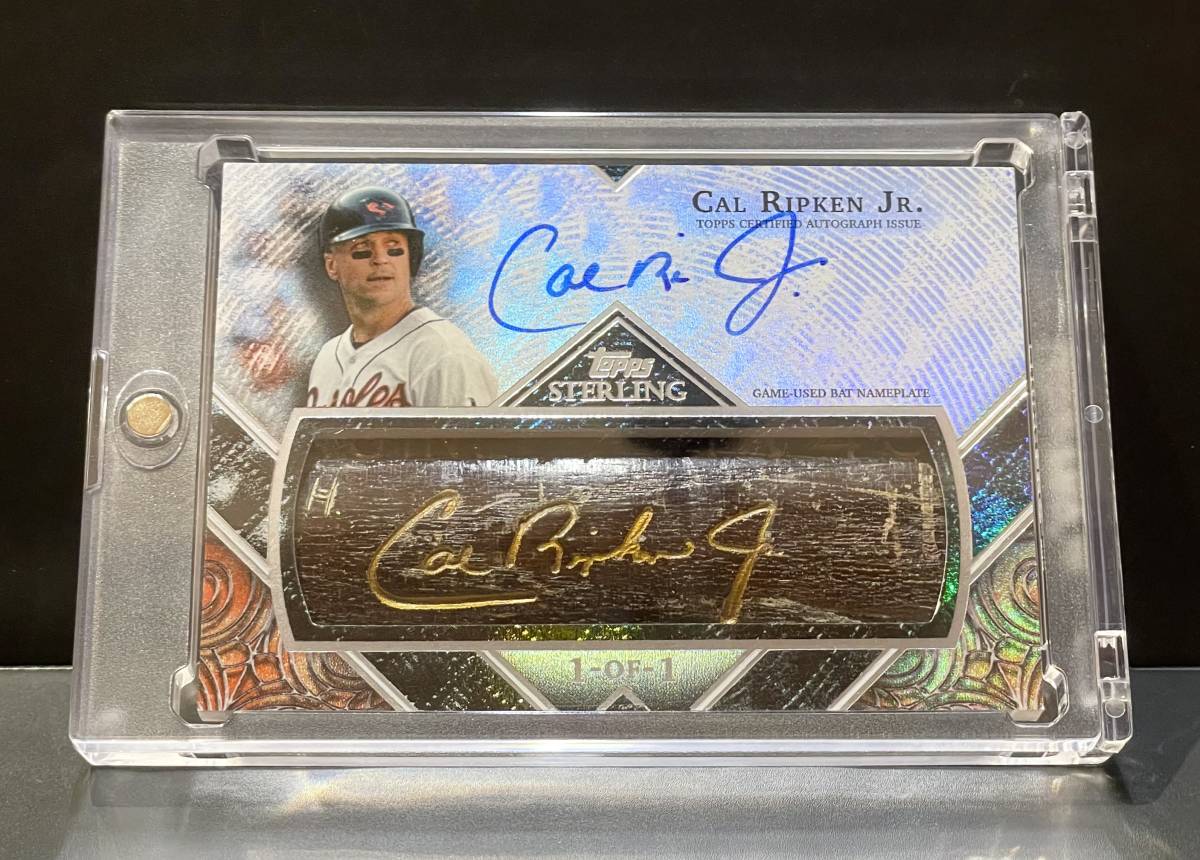 1of1！！Cal Ripken Jr. 2022 Topps Sterling Game Used Bat Barrel 
