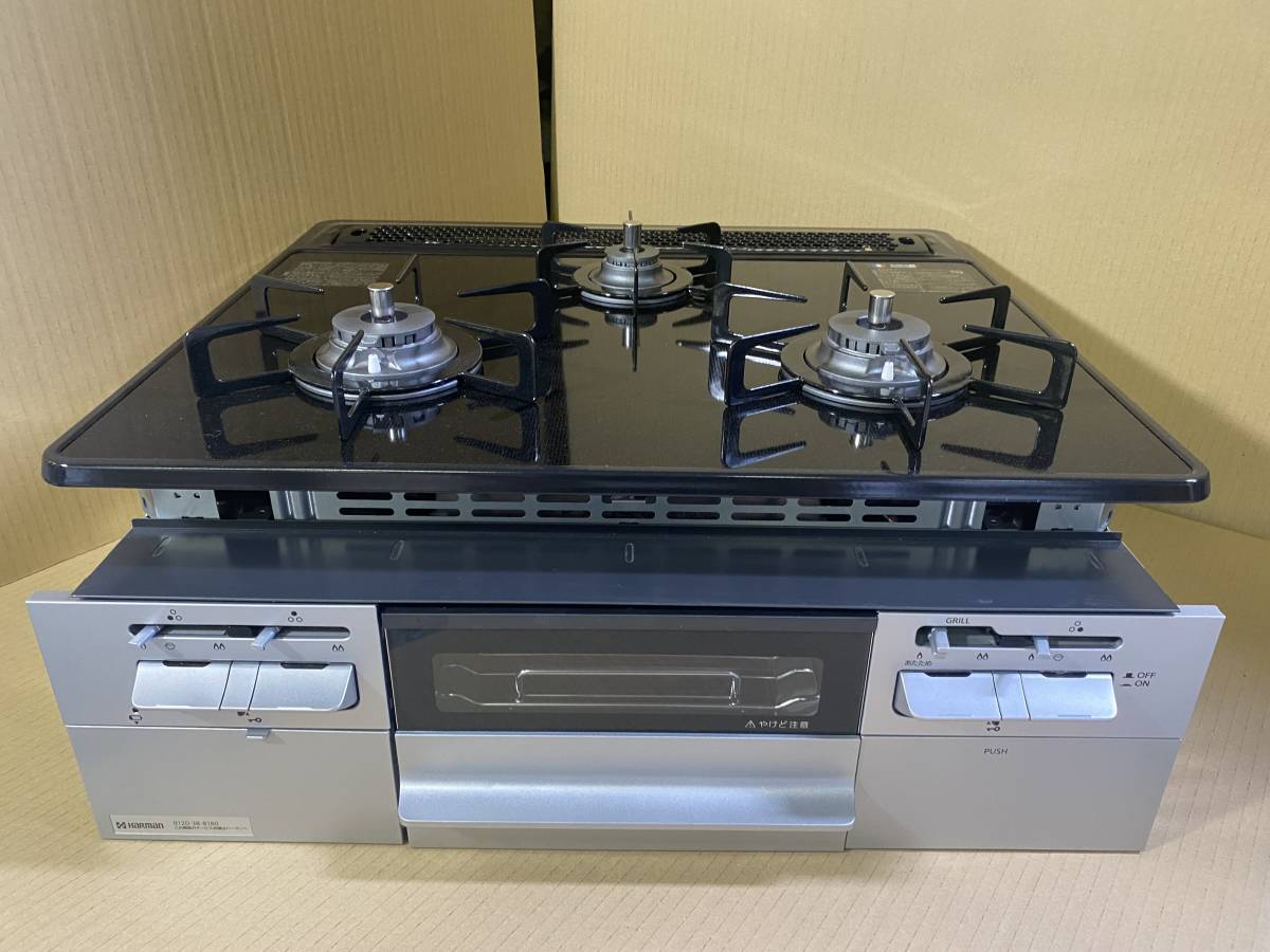 ◇未使用品◇展示品◇ビルトインコンロ◇ハーマン◇DW32T6WT◇ガラス 