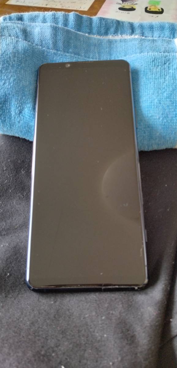 XPERIA 5 ⅱ SO-52A シムフリー ジャンク 0 Xperia II ブルー 中古