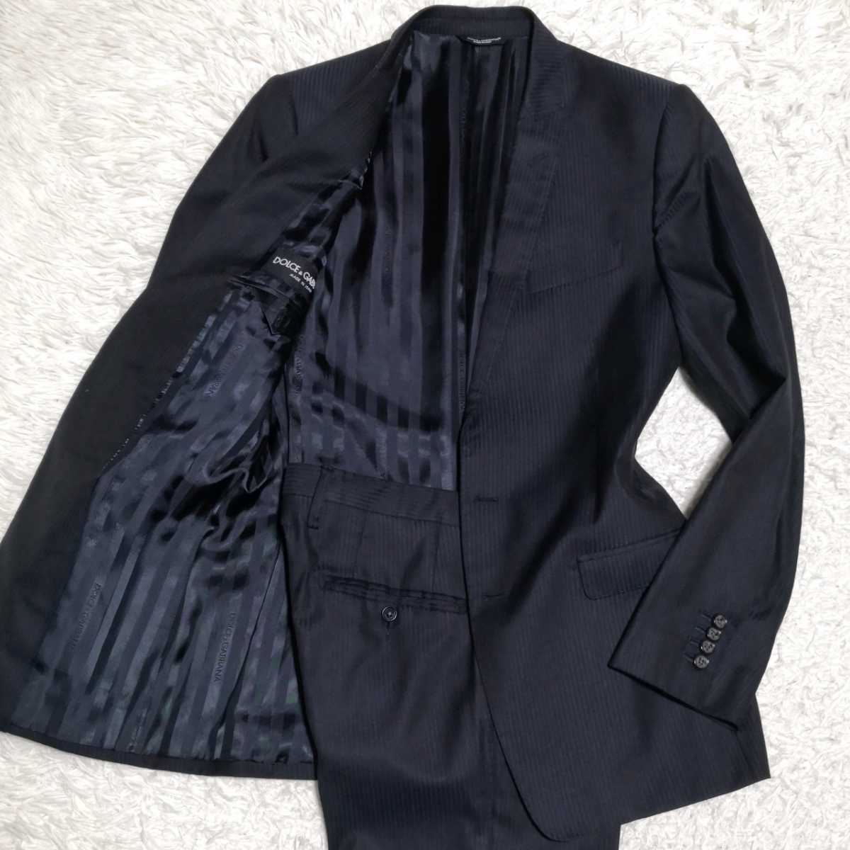 スーツ ドルチェ＆ガッバーナ 極美品□DOLCE&amp;GABBANA 美品DOLCE ドルガバ スーツの通販 バージンウール 黒タグ ドルチェ＆ガッバーナ® DG® | ドルチェ&amp;ガッバーナ エレガント テーラードスーツ SICILIA ドルチェ