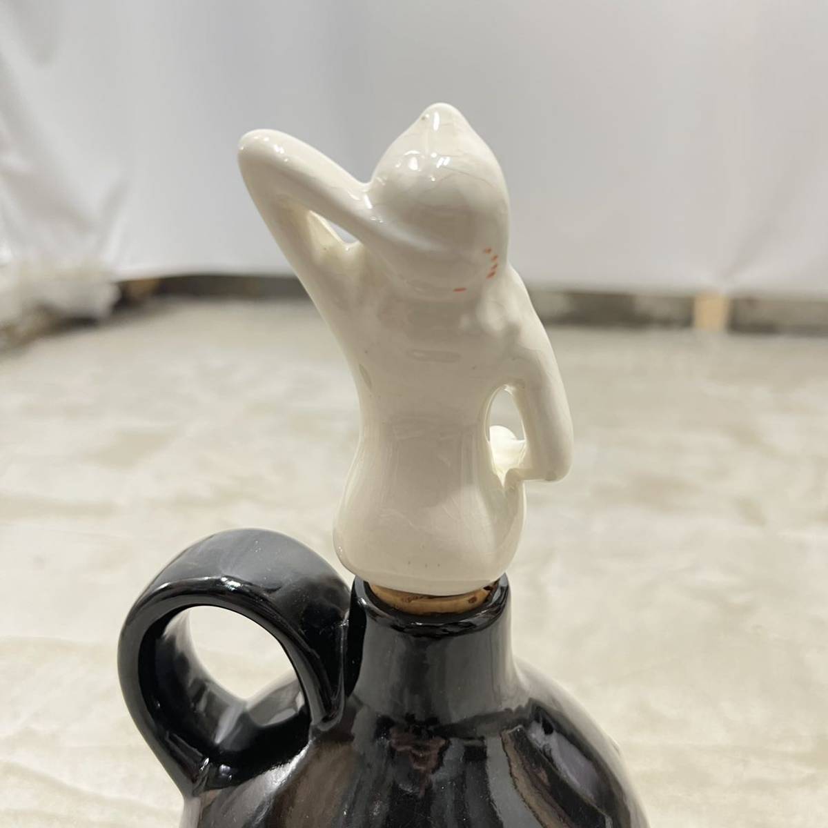 アンティーク】50s 60s LAY OFF  陶器 デカンタ ビンテージ