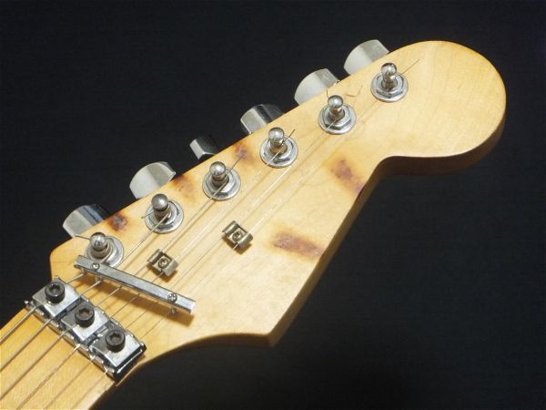メイプル指板 ストラト フランケン風カスタム Floyd Rose STタイプ