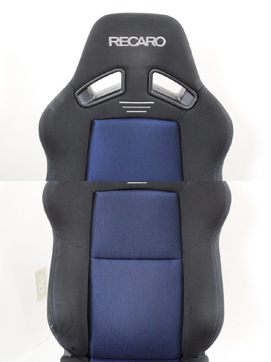 レカロ シート SR-7 GK100 セミバケット BK/BL ブラック ブルー カー 