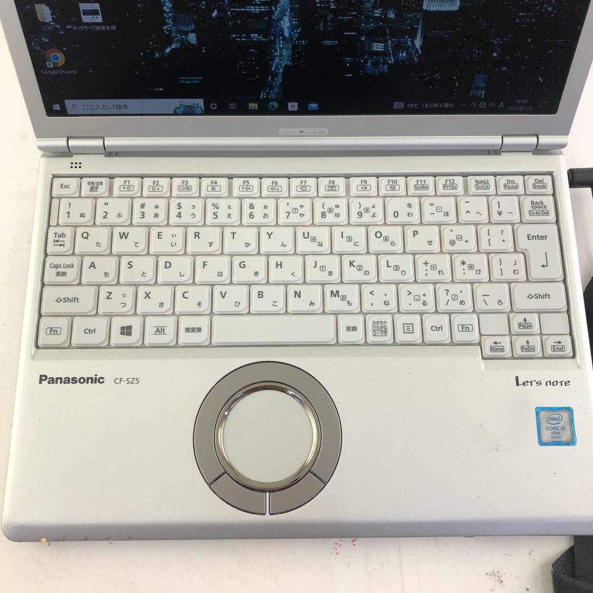 ジャンクPanasonic Let's note CF-SZ5 Core i5-6300U メモリ4GB
