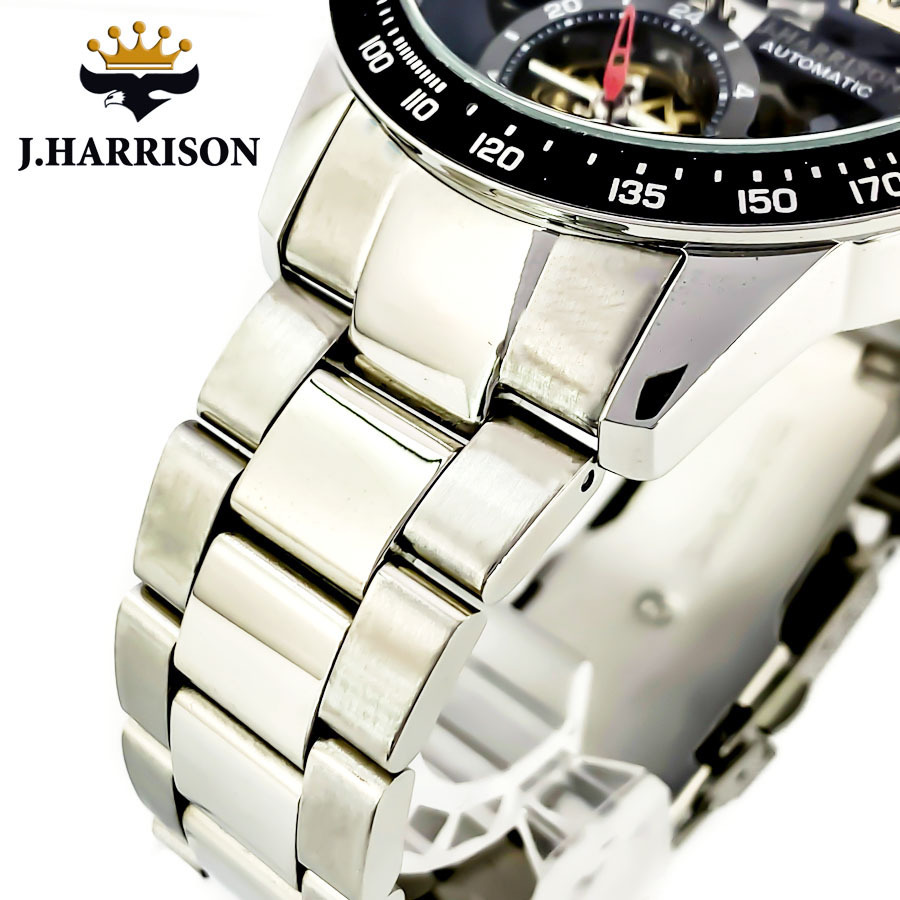 1円】新品正規品ジョンハリソンJ.HARRISONメンズ腕時計ラウンド自動 