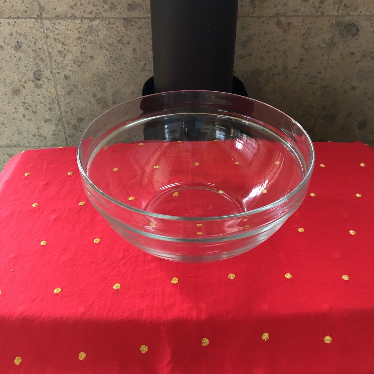 ガラス製品 器　大鉢 食器　花器　サラダボール フルーツポンチボール _1