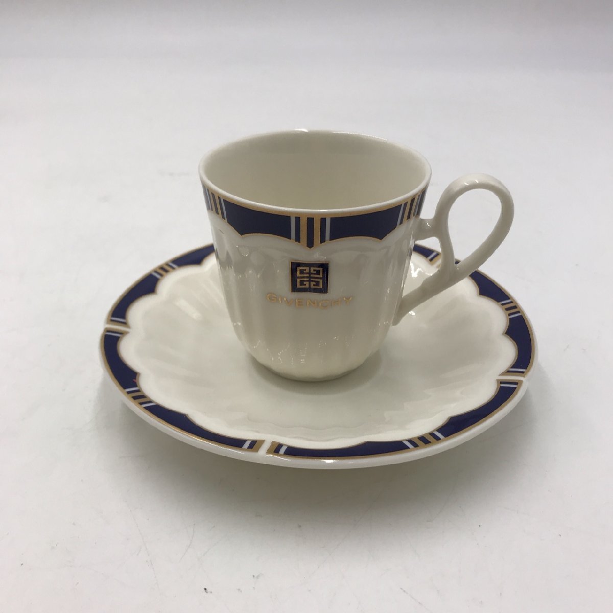 ジバンシィ GIVENCHY コーヒー カップ＆ソーサー5客セット ゴールド 