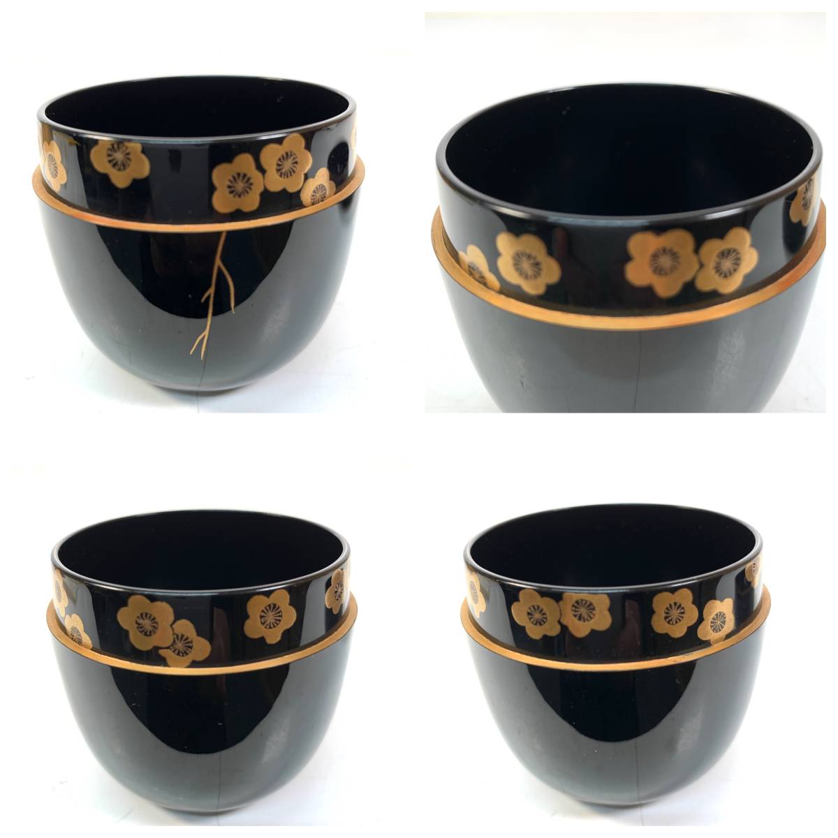 茶道具 共箱 棗 公式通販 M695 『蒔絵師 筑城筑良作』『唐草蒔絵
