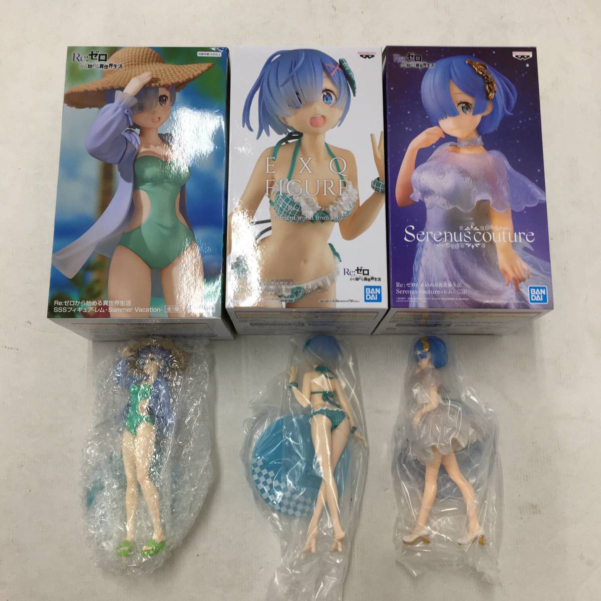 リゼロ リゼロ レム ラム フィギュア プライズ まとめ売り レム ラム