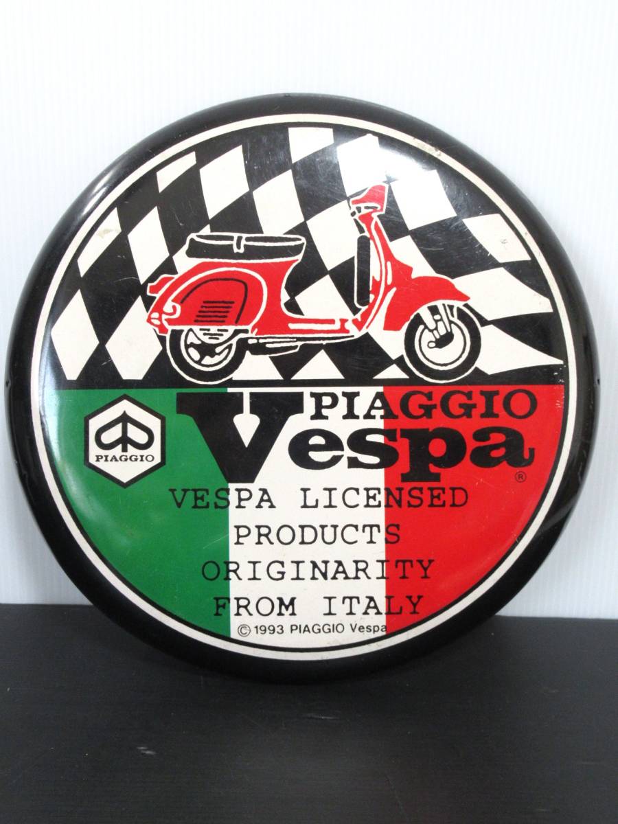 Vespa(ベスパ）看板（薄い金属製）当時物 検）ブリキ看板 ホーロー看板 