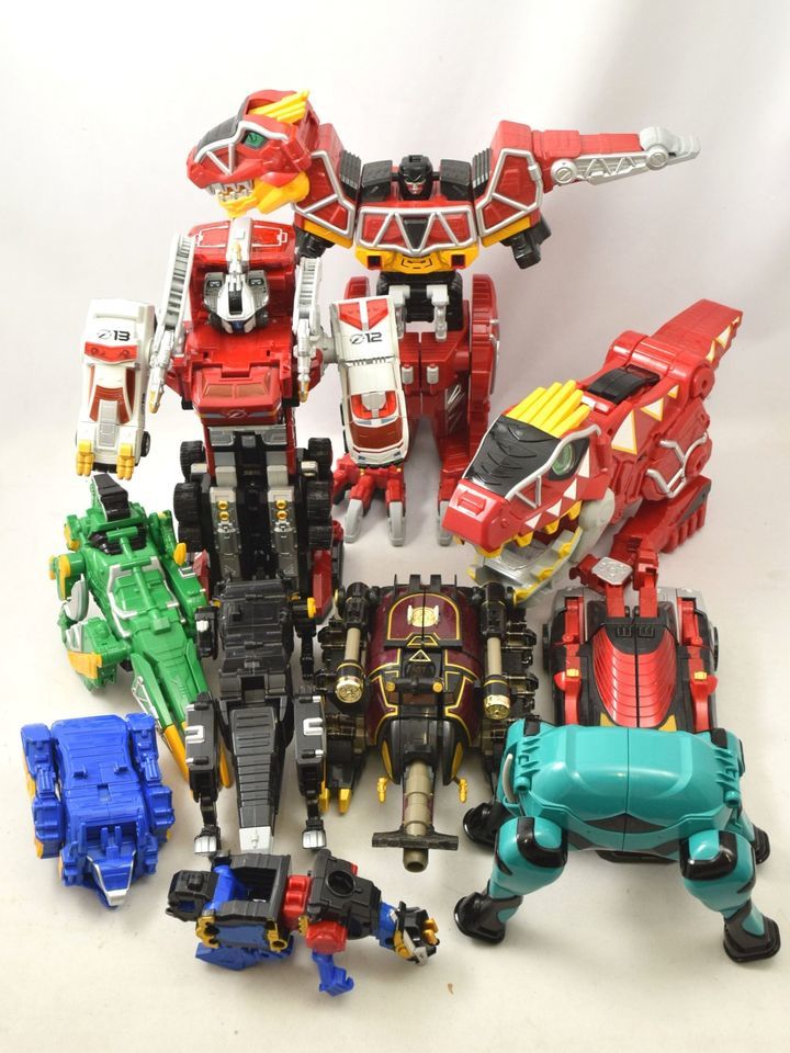 30_YKAE3)[ジャンク] 戦隊ロボ / スーパー戦隊トイ （キョウリュウ  