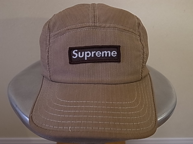 全国無料，高品質 初期 SUPREME シュプリーム Herringbone Mini Box Logo Camp Cap ヘリンボーン ミニ ボックスロゴ キャンプキャップ 紙タグ 茶 HDM(帽子)｜売買されたオークション情報、yahooの商品情報をアーカイブ公開 - 服飾小物