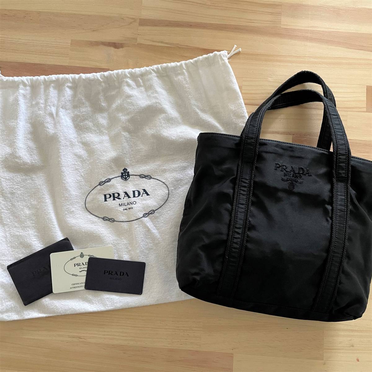 ☆PRADA☆ プラダ ナイロン ミニトート ハンドバッグ トート 