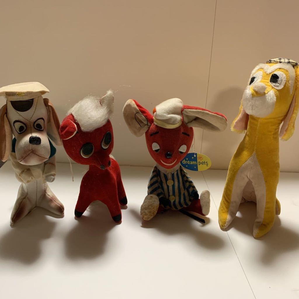 ドリームペッツ/Dream Pets/ぬいぐるみ/3体セット/昭和レトロ/玩具