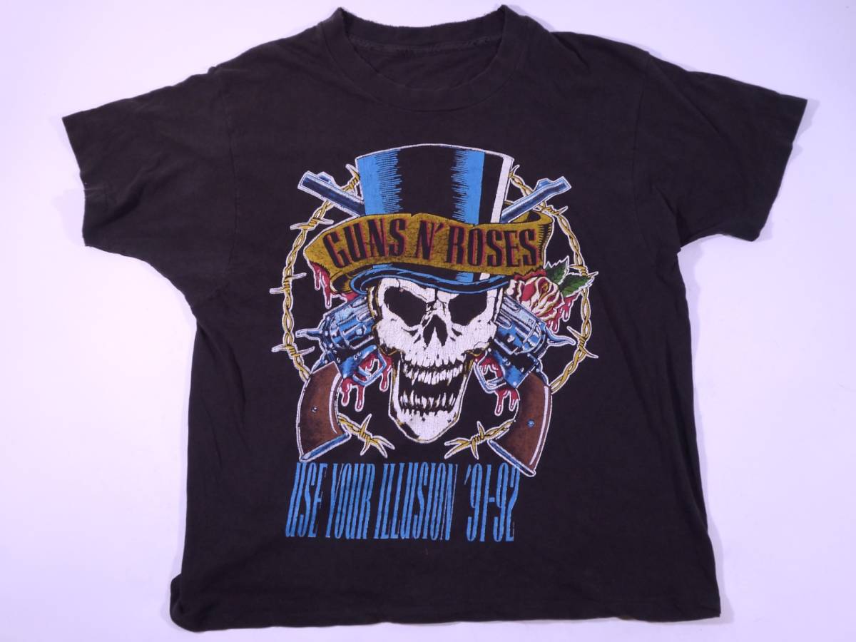 ガンズアンドローゼズ XL tシャツ 黒 90s Guns N' Roses 90s Guns XL
