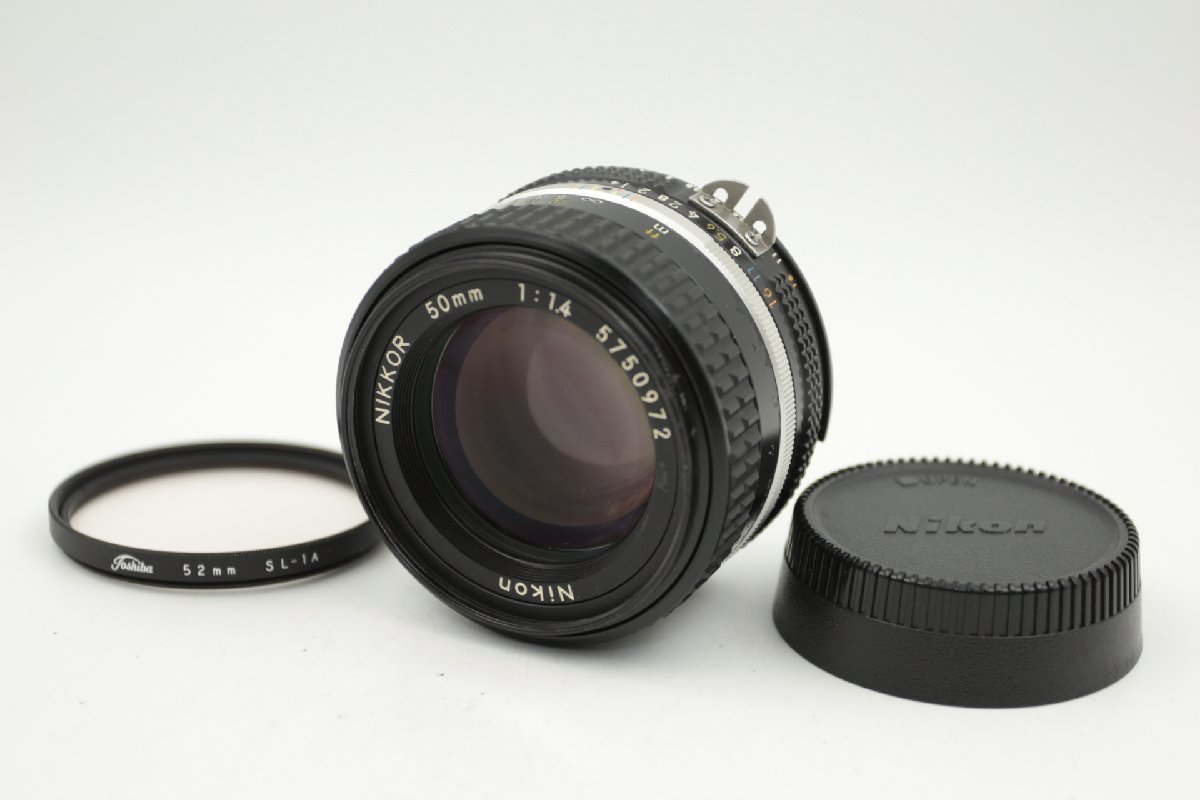全国無料 ニコン Nikon Nikkor Ais Ai-s 50mm f/ 1.4 単焦点 MF レンズ 一眼レフ フィルム カメラ用(ニコン)｜売買されたオークション情報、yahooの商品情報をアーカイブ公開 - オークファン ニコン