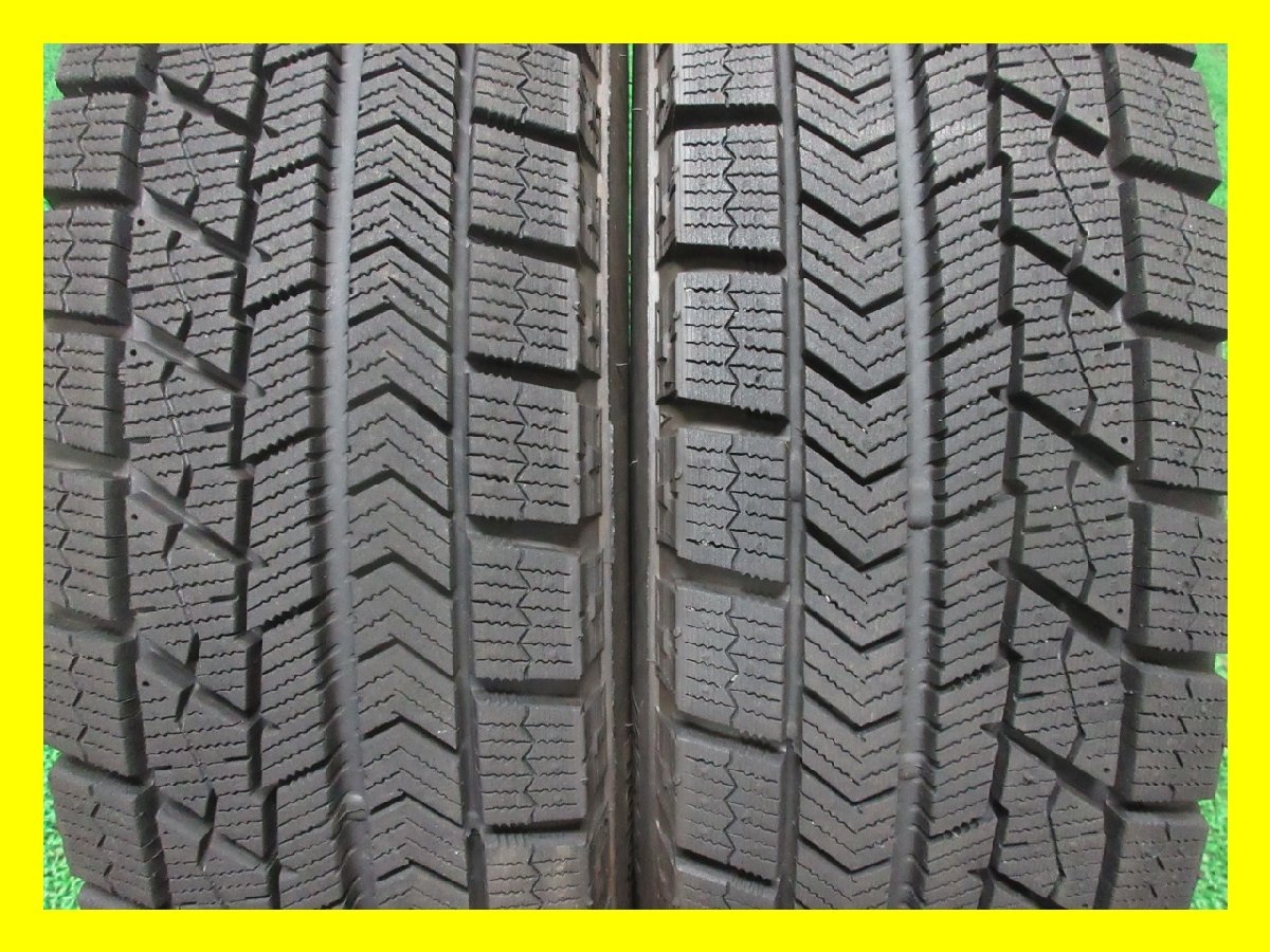 C628【送料無料】165/80R13 ほぼ新品溝 ♪ ブリヂストン スタッドレス VRX 18年製 2本 激安 プロボックス サクシード ファミリア パルサー
