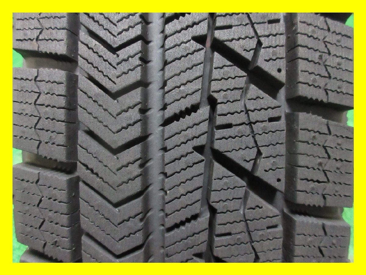 C628【送料無料】165/80R13 ほぼ新品溝 ♪ ブリヂストン スタッドレス VRX 18年製 2本 激安 プロボックス サクシード ファミリア パルサー