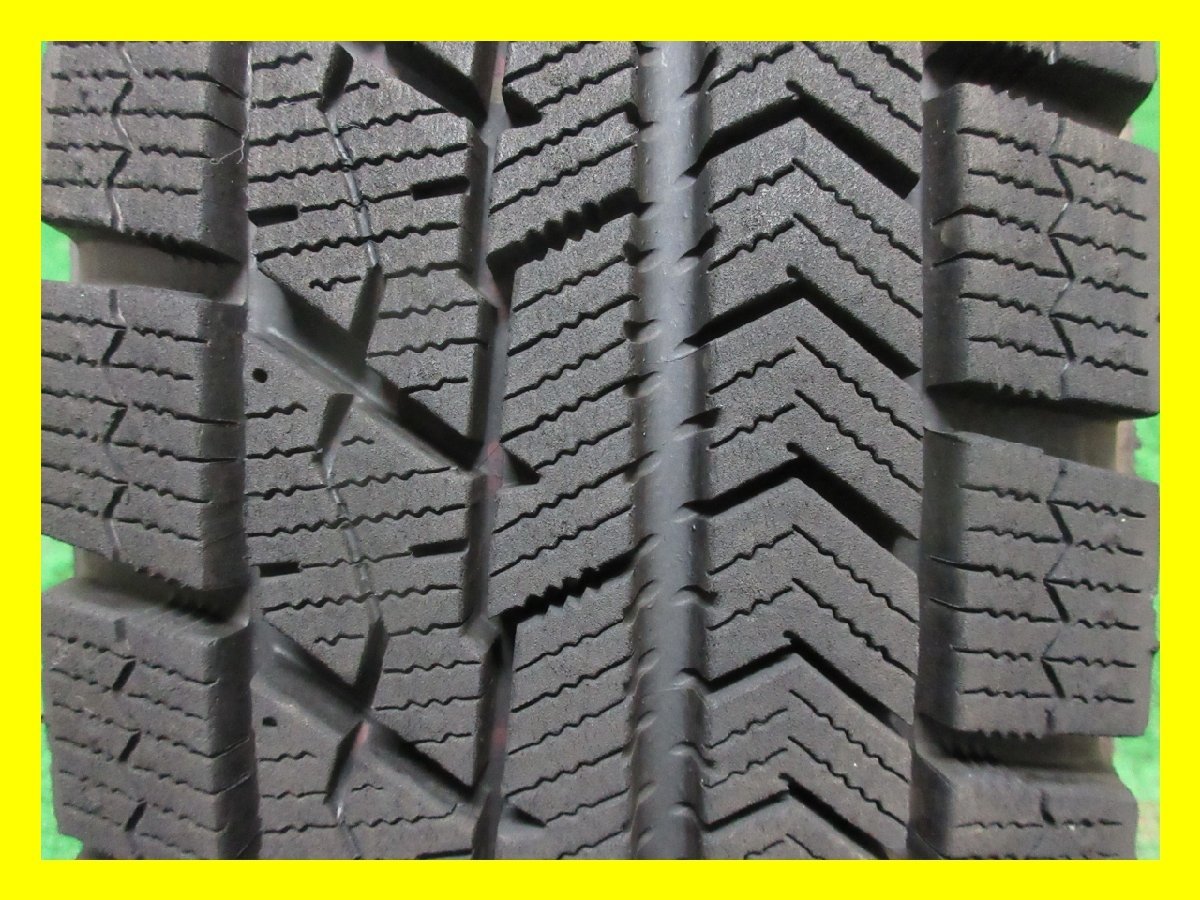C628【送料無料】165/80R13 ほぼ新品溝 ♪ ブリヂストン スタッドレス VRX 18年製 2本 激安 プロボックス サクシード ファミリア パルサー