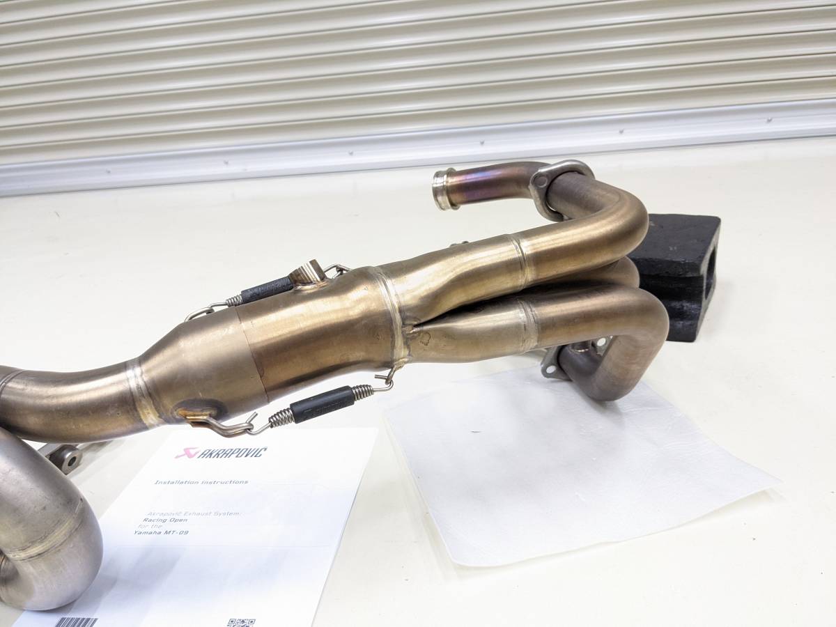 ◇美品◇MT-09 XSR900 用アクラポビッチ akrapovic レーシングライン 