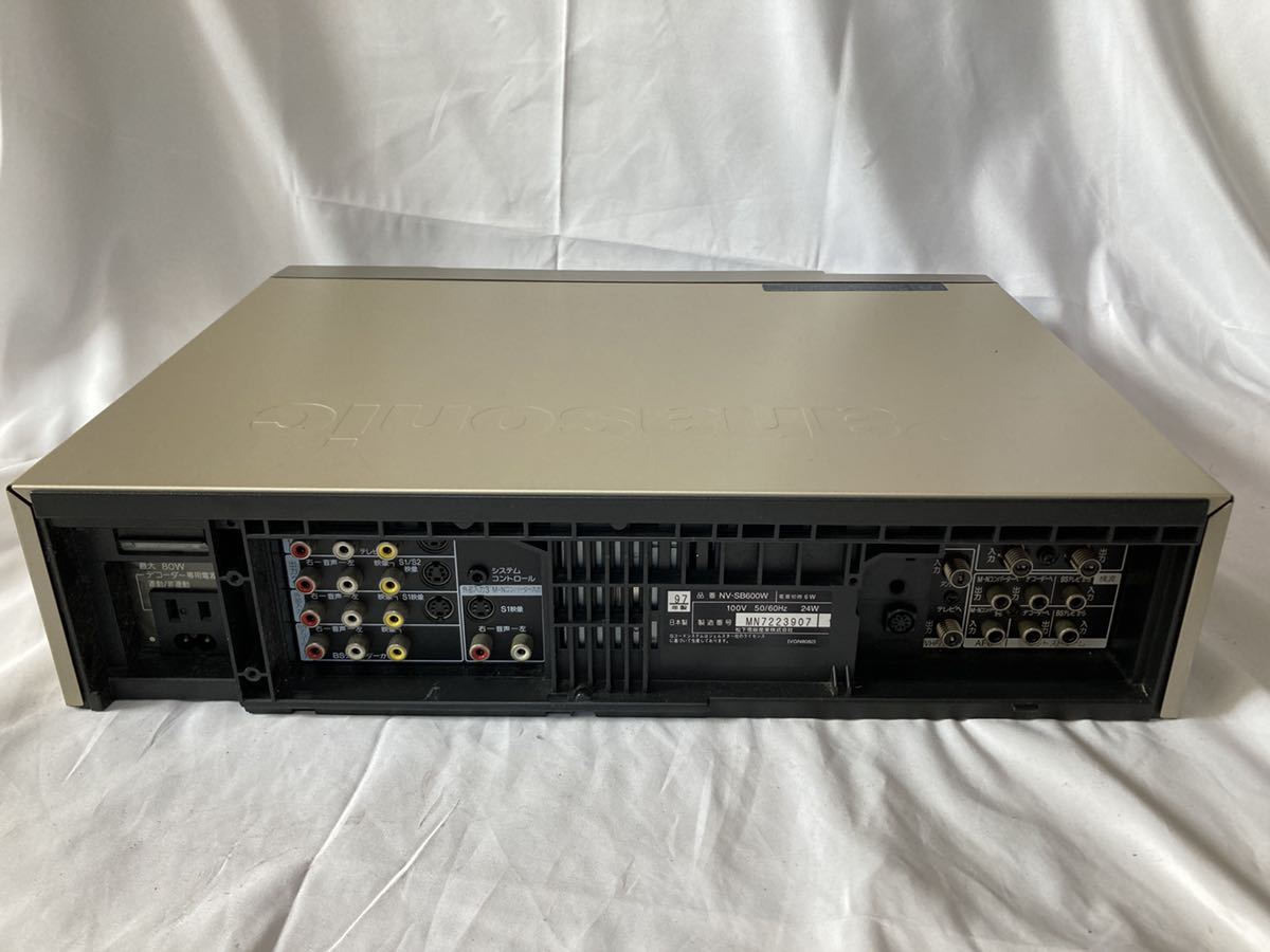 人気純正品 Panasonic NV-SB600W S-VHSデッキ 動作可