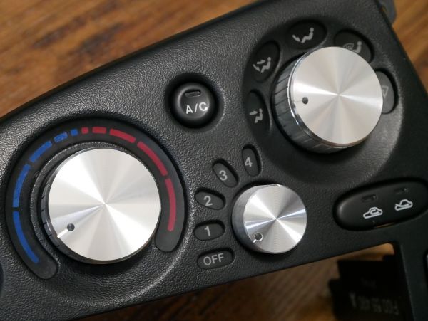 RX-7 FD3S用エアコンダイヤル】アルミエアコンダイヤル/エアコンノブ
