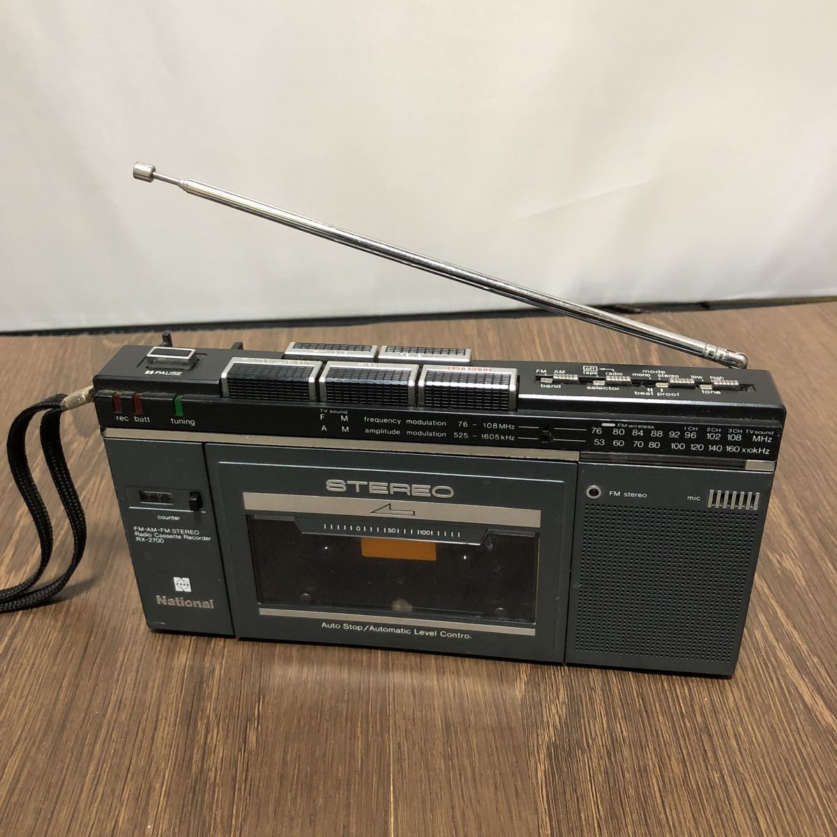 National ナショナル Yahoo!オークション - 旅カセ RX-2700 RX-F40 RX