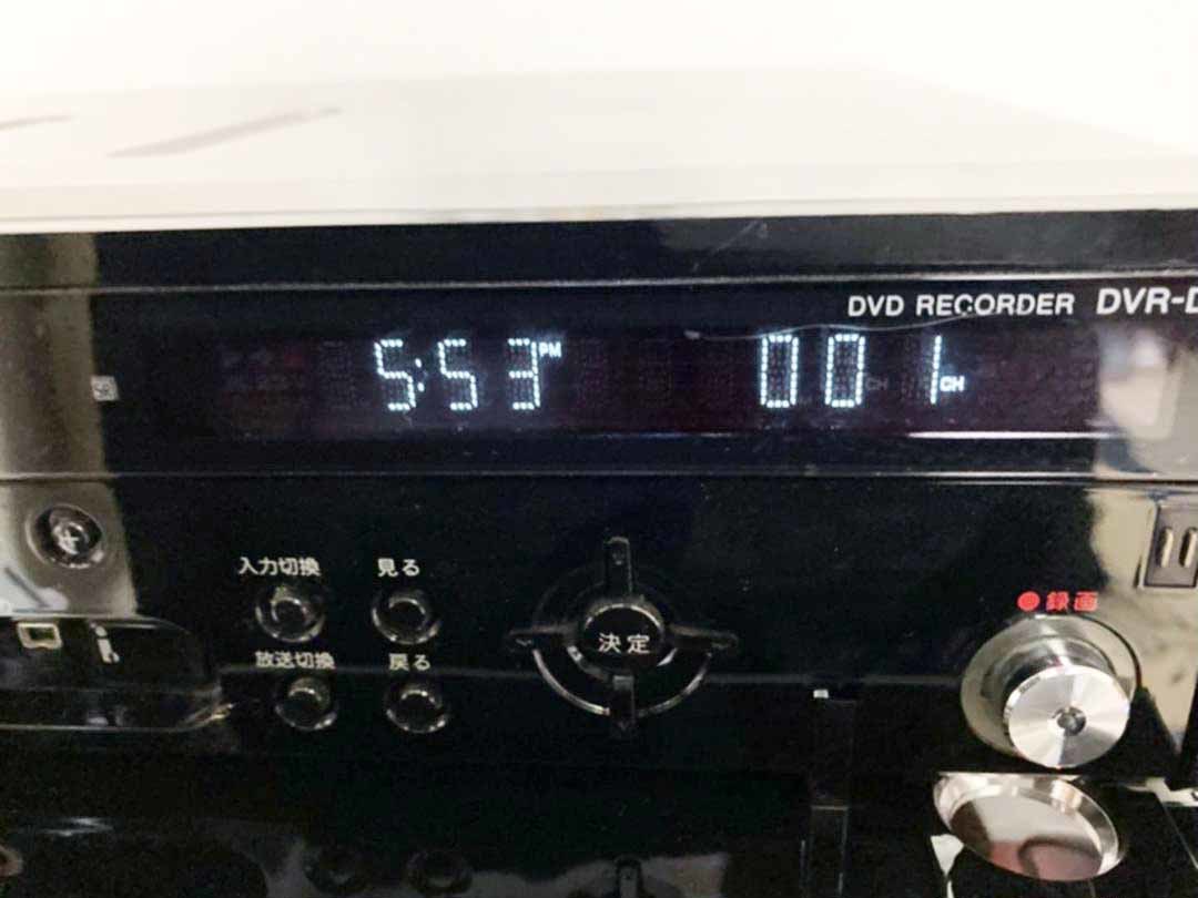 パイオニア HDD&DVDレコーダー DVR-DT75 Pioneer スグレコ DVR-DT75