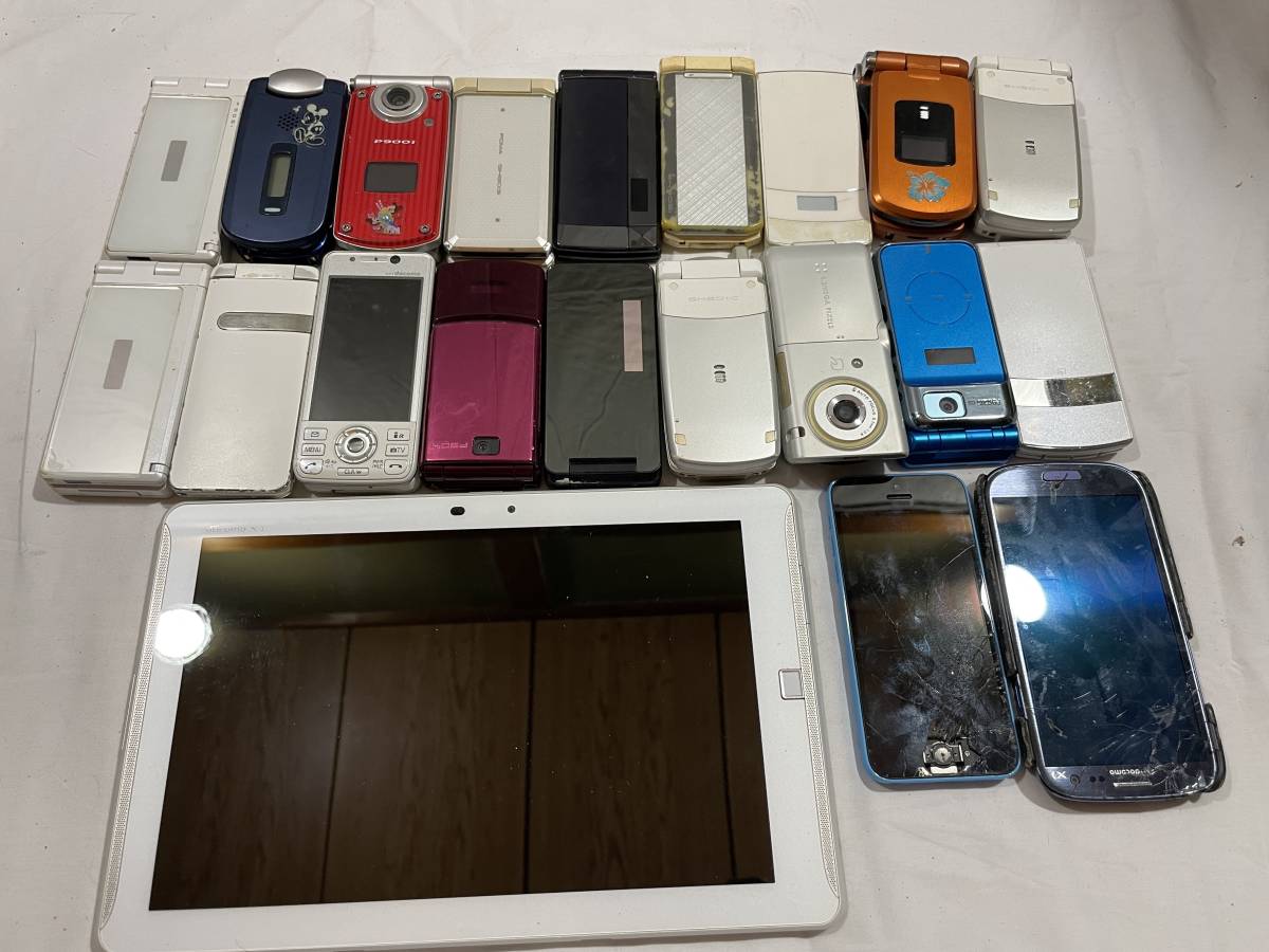 携帯電話 Yahoo!オークション ガラケー まとめ売り 1円~ 携帯電 ◇1円〜