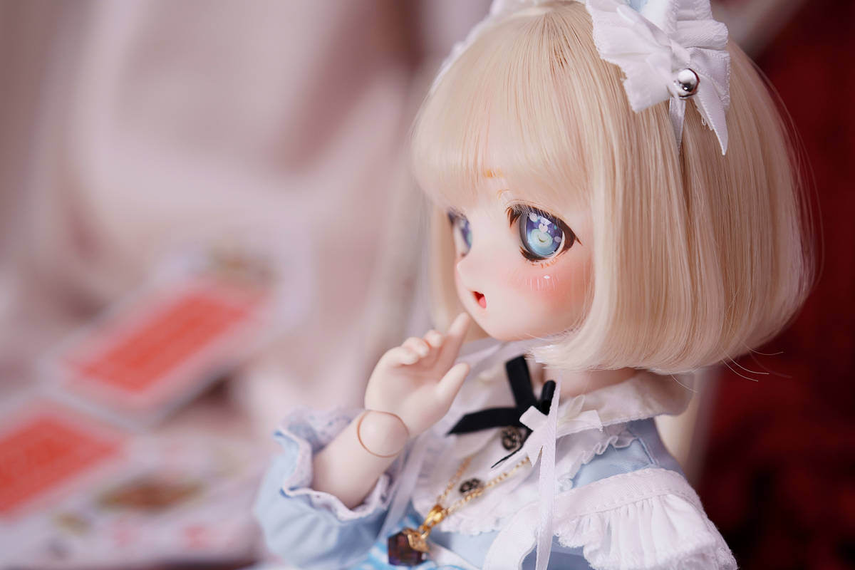 カスタムヘッド セミホワイト肌 DDH-01 DDヘッド用ウィッグセット 難