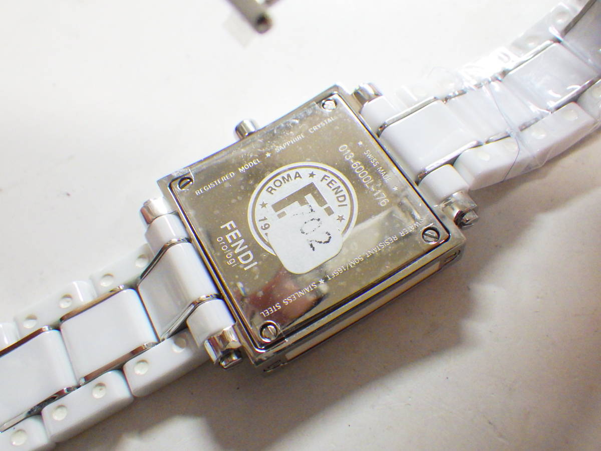 FENDI フェンディ クアドロ レディース クオーツ腕時計 F622240B #040