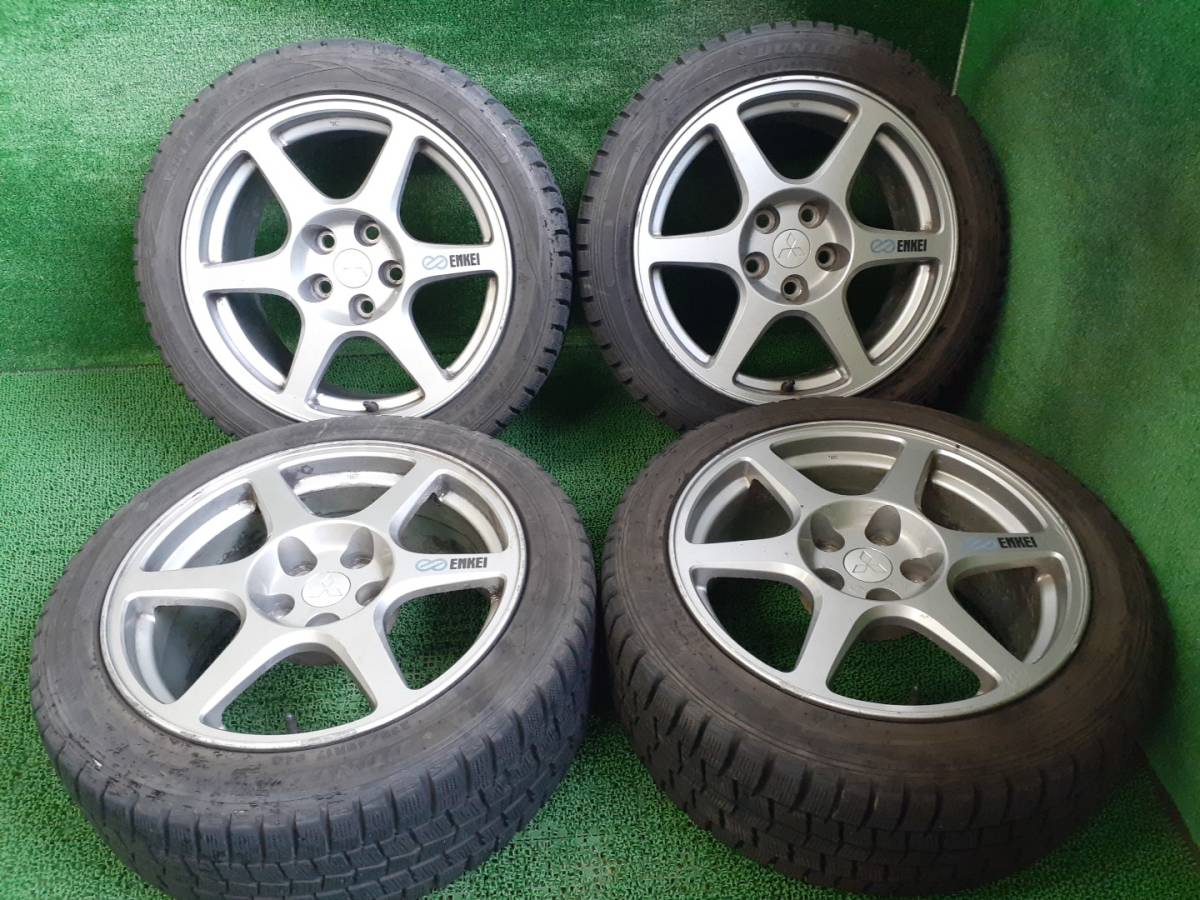 ENKEI MITSUBISHI ランエボ 純正 ホイール 4本 17インチ 8J +38 ENKEI MITSUBISHI ランエボ 純正 ホイール 4本 17インチ 8J +38