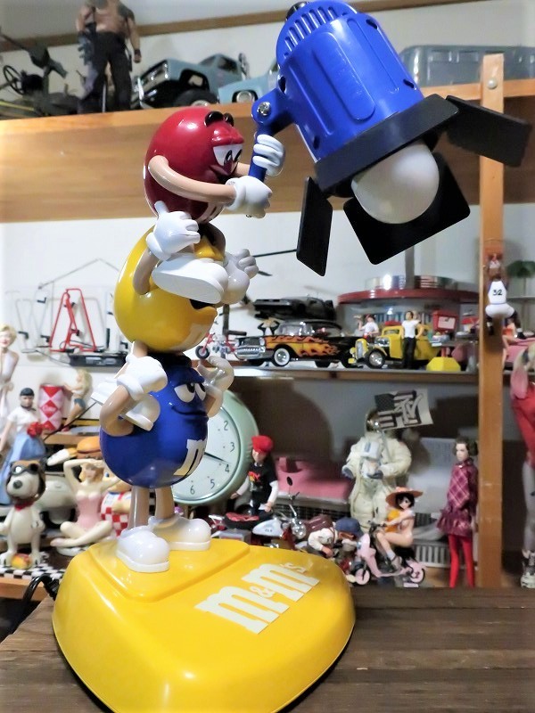 爆レア☆絶版☆m&m's エムアンドエムズ 3人肩車 ライト